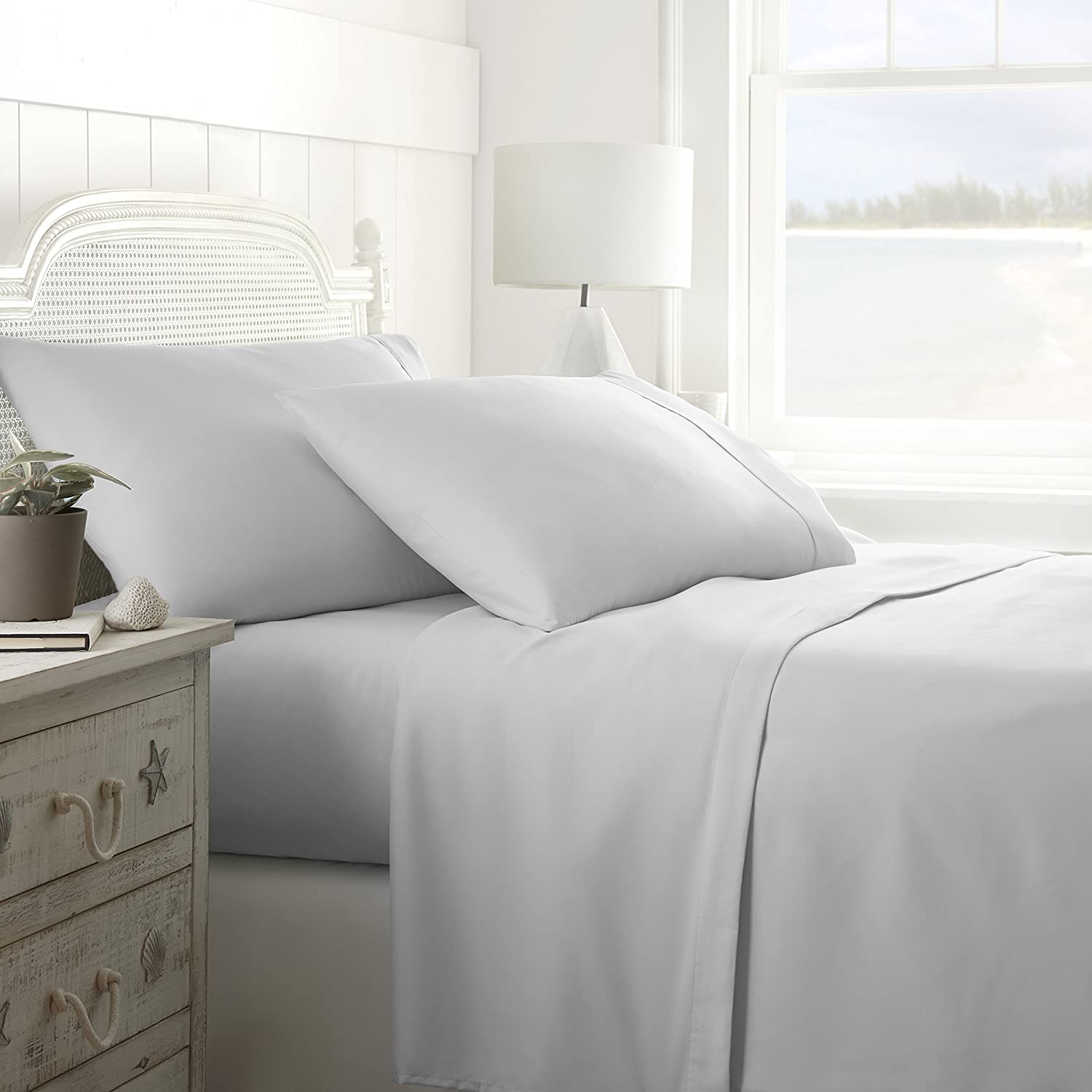 4-Piece - Double-Brushed Microfiber Sheet Set